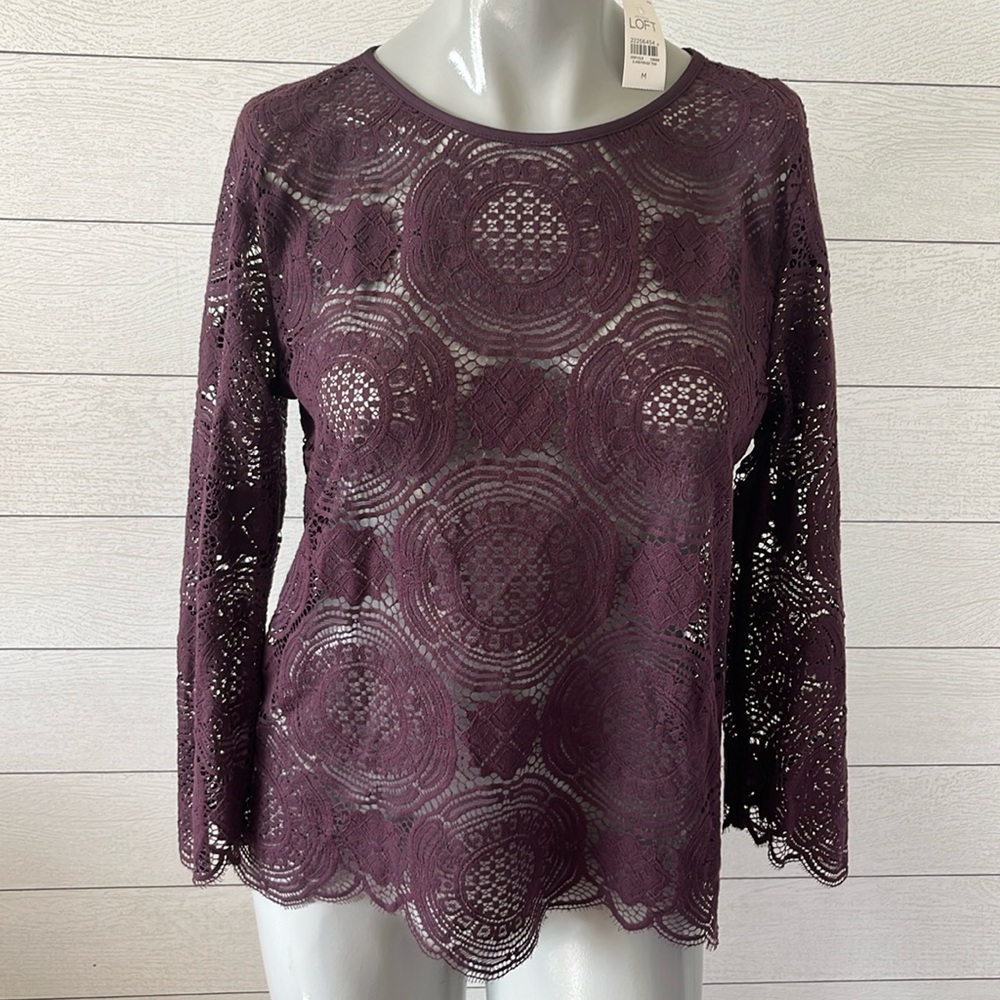 NWT LOFT blouse M